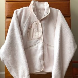 NWT Hit The Slopes Fleece Jacket (Color: Canvas)